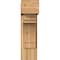 Ekena Millwork Merced Block Rough Sawn Bracket w/ Offset Brace, Western Red Cedar, 8"W x 20"D x 28"H BKT0806X20X28MRC05RWR - alternate 4